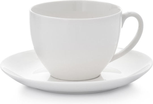 Duka Verlo Kaffee Tasse aus Porzellan Weiß 250ml
