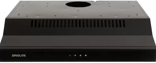 Davoline Olympia Vitra 060 BL Ελεύθερος Απορροφητήρας 60cm Μαύρος