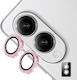 Galaxy Z Fold8 5g Enkay Hat-prince 9h Rear Camera Lens Glitter Aluminium Alloy Tempered Glass Film Pink