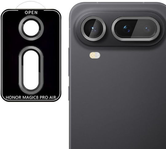Honor Magic8 Pro Air 5g Kalebol Без Мерцане Ултратънко Индивидуално За Камера Закалено Стъкло Фолио Черно