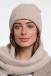 Rino&Pelle Beanie Unisex Strickmütze in Beigem ...