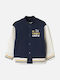 Kids Bomber Short Dark Blue