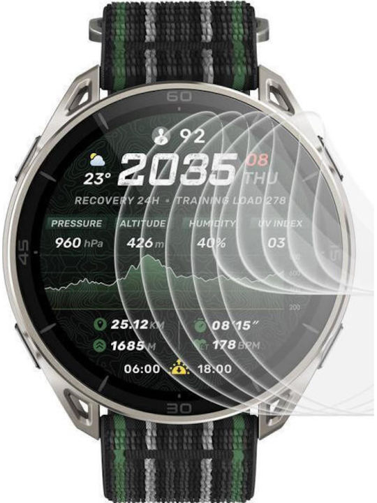 Amazfit Cheetah 2 Ultra 5 Bucăți Xdfind Folie Moale Din Hidrogel Cu Acoperire Completă Protecție Față