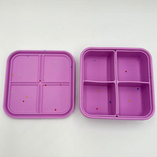 Dodo's Land Παιδικό Δοχείο Φαγητού από Σιλικόνη Ροζ