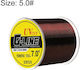 5.0# 500m High Strength Monofilament Fishing Line Wine Red