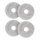 Junsunmay 4 Pieces Washable Mop Replacement Parts Dreame L60 Ultra L50 Ultra L40 Ultra X50 Ultra X30 Ultra D30 Ultra