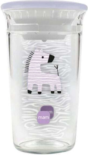 Mam Ποτηράκι Easy To Drink Cup Εκπαιδευτικό Μπιμπερό Πλαστικό Ροζ για 8m+ 290ml