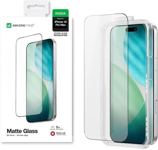 AmazingThing Matte Tempered Glass iPhone 15 Pro
