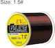 1.5# 500m High Strength Nylon Monofilament Fishing Line Wine Red