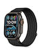 Tech-protect Nylon Sport Apple Watch 8 9 10 11 Se Ultra 44 45 46 49 Mm Black 5906302325443