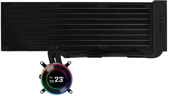 Lian Li Hydroshift II LCD-C 360TL Flex Υδρόψυξη AIO CPU με 3 Ανεμιστήρες 120mm και RGB Φωτισμό