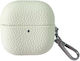 Huawei Freeclip 2 Leder Litchi Mit Haken Weiß Bluetooth-Ohrhörer Zubehör