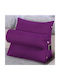 Sofa-Kissen aus 100% Baumwolle Lila 50x60cm