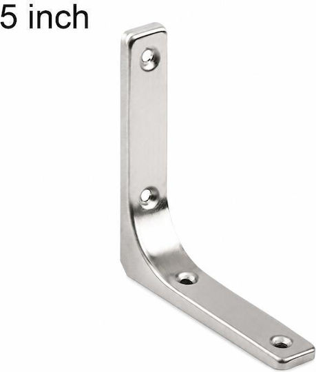 Shelf Brackets Support Bases Made of Stainless Steel in Silver Colour NO254G