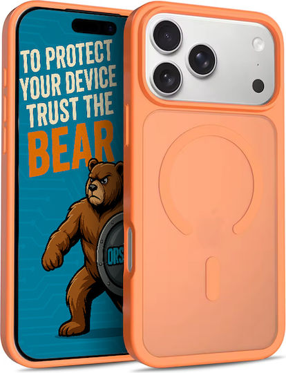 Orso Classic Hybrid Back Cover Πλαστικό Πορτοκαλί (Xiaomi 17 Pro Max)