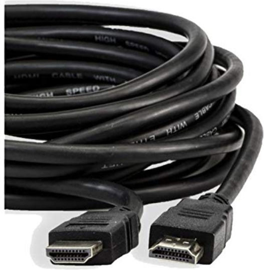 Speed HDMI Кабел HDMI Мъжки - HDMI Мъжки 0.15м Черен