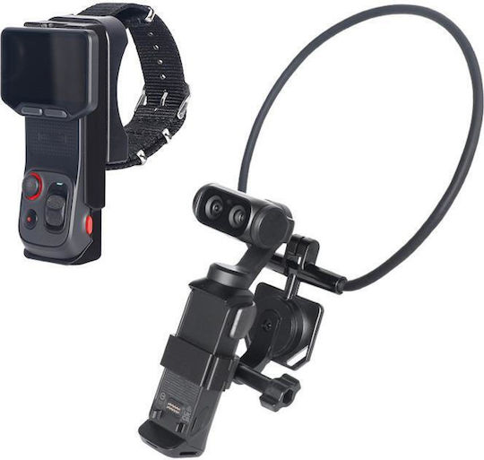 4-Teiliges Set Halsbasis Gurt Handgelenk Insta360 Luna Ultra Action-Kamera Steuerung