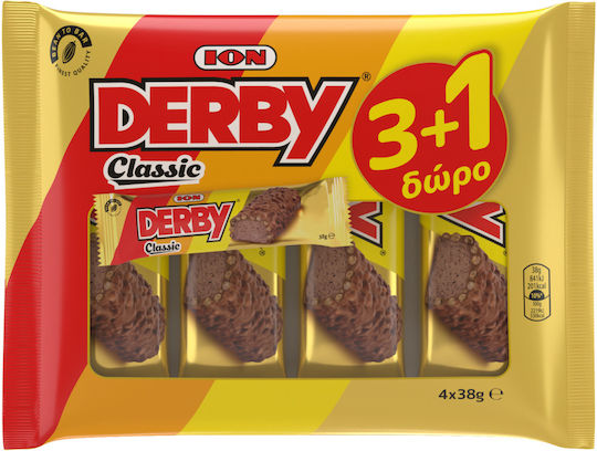 ION Derby Schokolade Milch 38g 4 Stück