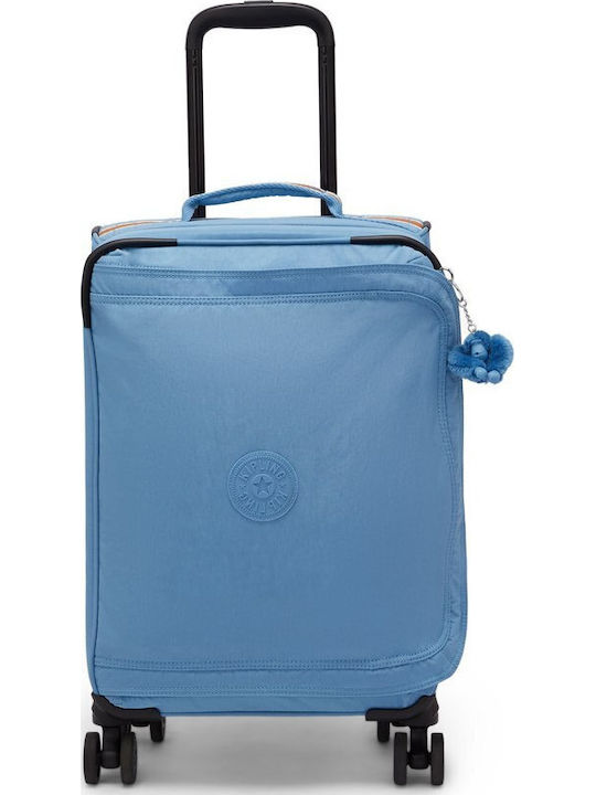 Kipling Spontaneous Βαλίτσα Ταξιδίου Καμπίνας Vintage Blue Ύψους 53εκ.