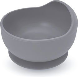 Bocioland Bol pentru copii pentru mâncare din silicon gri