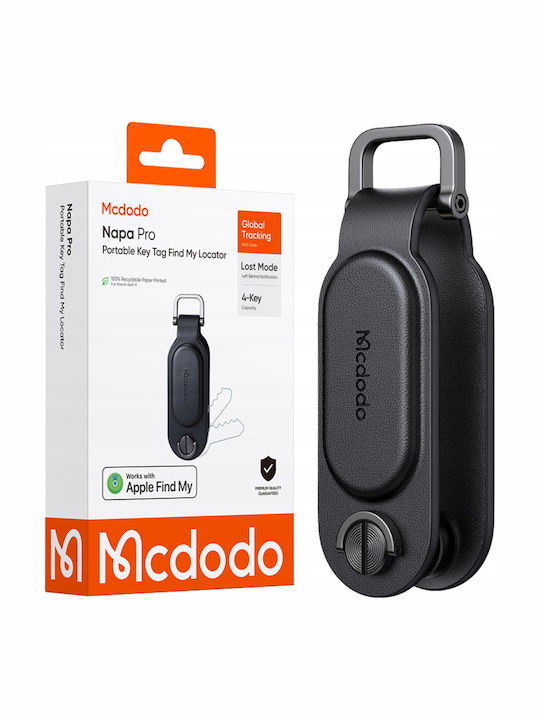 Mcdodo Gps Key Locator Apple Find My Keychain Organizer Black