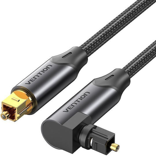 Vention Cablu Audio Optic 90 Grade Aluminiu 3 0m Negru