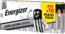 Energizer Алкални Батерии AAA 1.5V 10 Броя Energizer Алкални Батерии AAA 1.5V 10 Броя