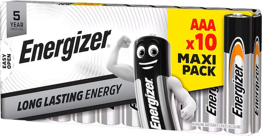 Energizer Αλκαλικές Μπαταρίες AAA 1.5V 10τμχ