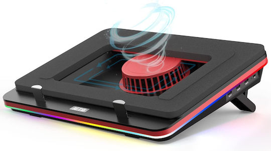 IETS Pad De Răcire Pentru Laptop Până La 17.3" Cu 1 Ventilator Și Iluminare B09FJDL7QP