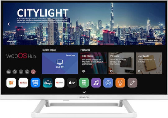 Sencor Smart Τηλεόραση 24" HD Ready LED 24FS841BW HDR (2026)
