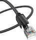 Vention Network Cable Cat8 Sftp Braided 1.0m Black-nickel Ikobf