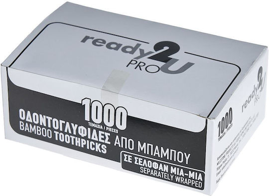 Ready 2u Οδοντογλυφίδες Χάρτινο Κουτί 1000τεμ 6-73287