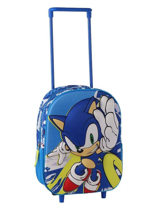 Cerda Sonic The Hedgehog Σχολική Τσάντα Τρόλεϊ Νηπιαγωγείου