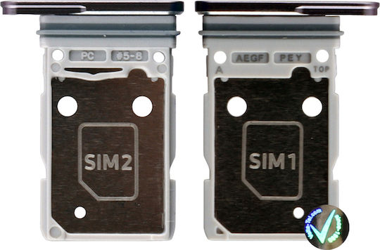 Samsung A57 5g A576 Dual Sim Kartenhalter Grau Gh98-50759a Original Service Pack