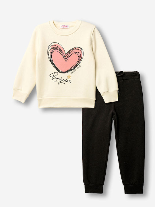 Funky Kids Sweatpants Set Black