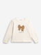 Kids Long-sleeved Ecru Blouse