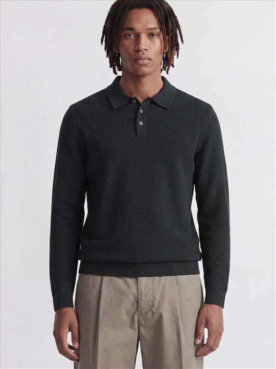 Jack & Jones Polo Pulover Mânecă Lungă Verde