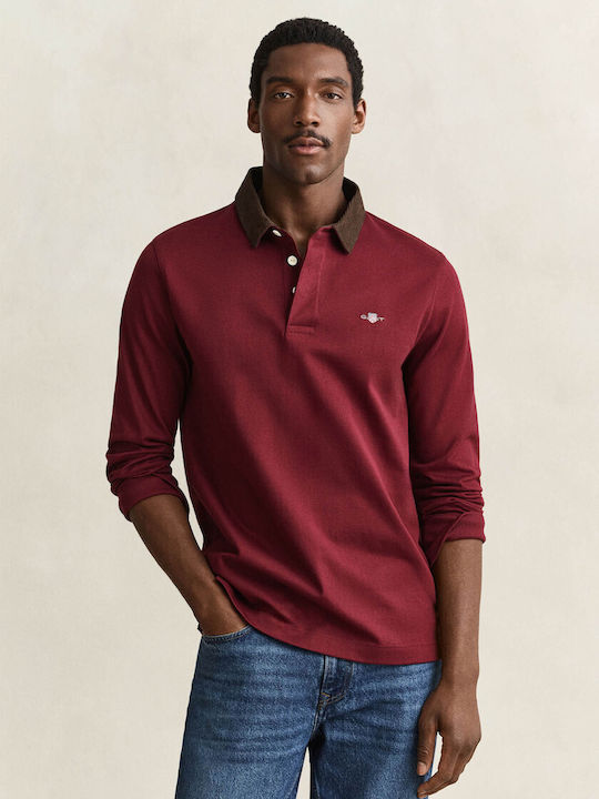 Gant Collar Polo Athletic Long Sleeve Blouse De...