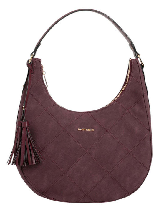 Bag to Bag Damentasche Schulter Burgundisch
