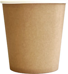 Kraft Ποτήρι Χάρτινο Single Wall 4oz 50τεμ 6-70935