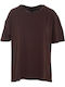 Γυναικείο Oversized T-shirt Cocoa Brown