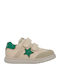 Kids Anatomic Sneakers With Hoop & Loop Closure Beige