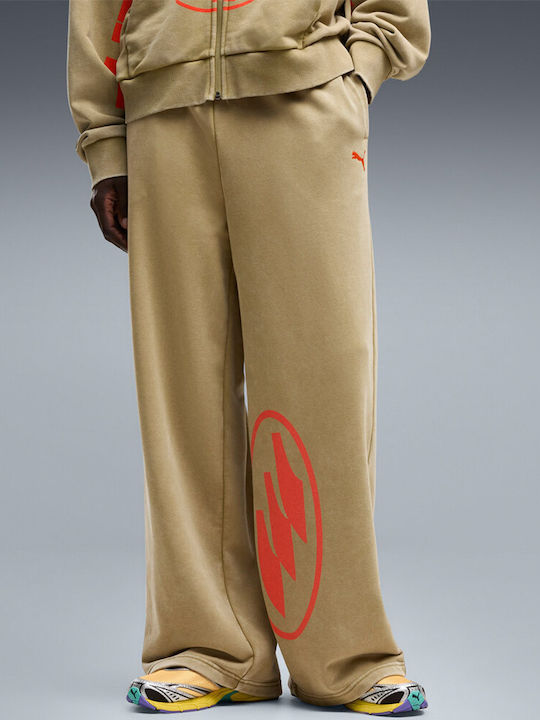 PUMA Puma Herren-Sweatpants Jogginghose Khaki