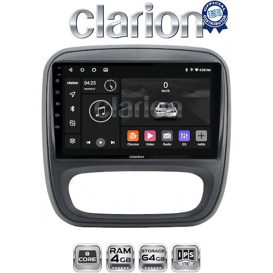Clarion GL52706 OEM Multimedia Car Screen Opel Vivaro 2014 > 2020 Renault Traffic 2014 > 2020 Nissan NV300 2014 > 2020 Fiat Talento 2014 > 2020 See What Connector Your Car Has Before Buying CarPlay Android