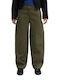 Kira Women's Fabric Trousers Khaki