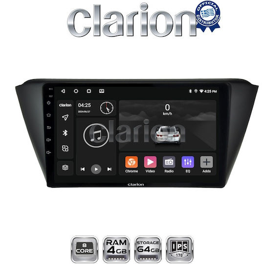 Clarion Gl52541 OEM Multimedia Car Audio System Skoda Fabia 2015 CarPlay Android Auto BT GPS WiFi GPRS