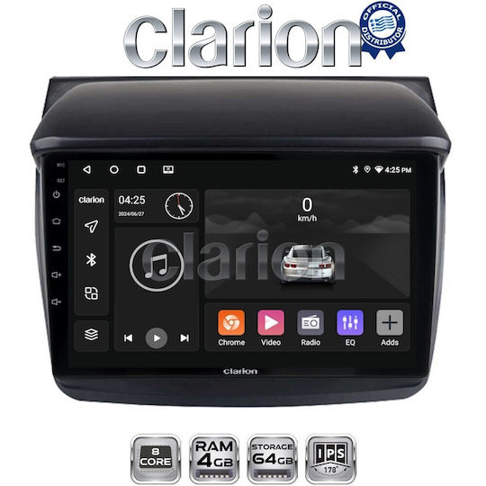 Clarion Gl52094 OEM Multimedia Car Audio System Mitsubishi L200 2006 > 2014 CarPlay Android Auto BT GPS WiFi GPRS