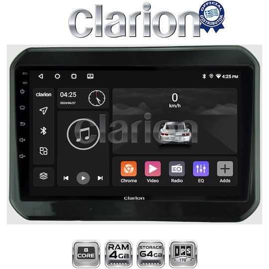 Clarion Gl52232 OEM Multimedia Car Audio System Suzuki Ignis 2016 CarPlay Android Auto BT GPS Wi-Fi GPRS
