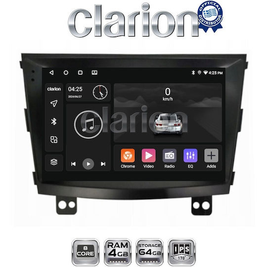 Clarion Gl52433 OEM Мултимедийна Екран Автомобилни Аудио Системи Ssangyong Tivoli Xvl 2015 > 2019 CarPlay AndroidAuto BT GPS WiFi GPRS