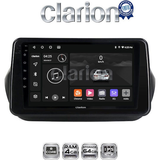 Clarion Gl52195 Oem Екран Мултимедия Автомобилни Аудио Системи Fiorino Citroen Nemo Bipper Carplay Androidauto Bt Gps Wifi Gprs